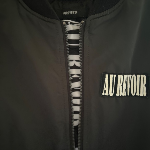‘AU REVOIR’ bomber jacket - Picture 5 of 6